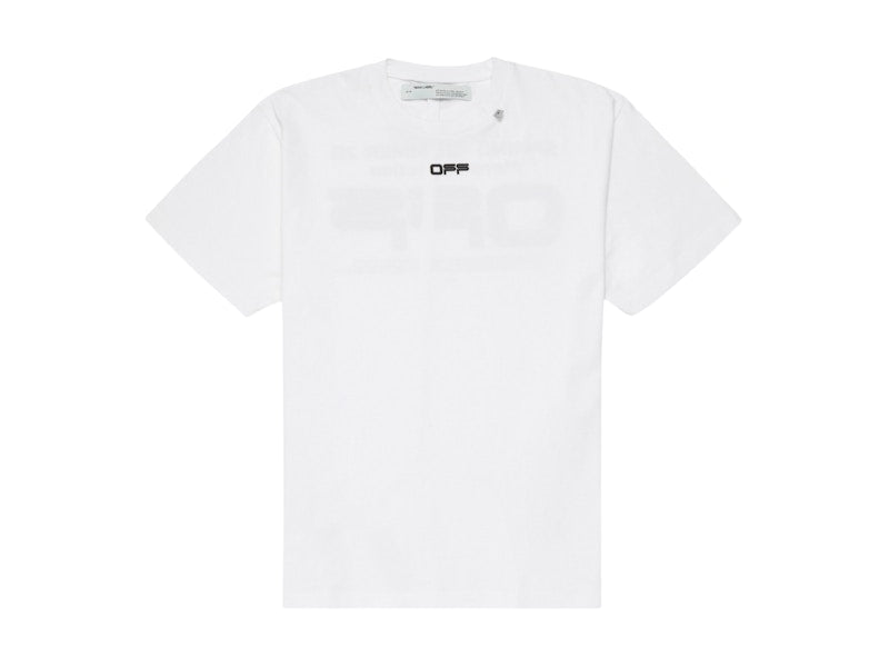 OFF-WHITE Slim Fit Wavy Line T-shirt White/Black