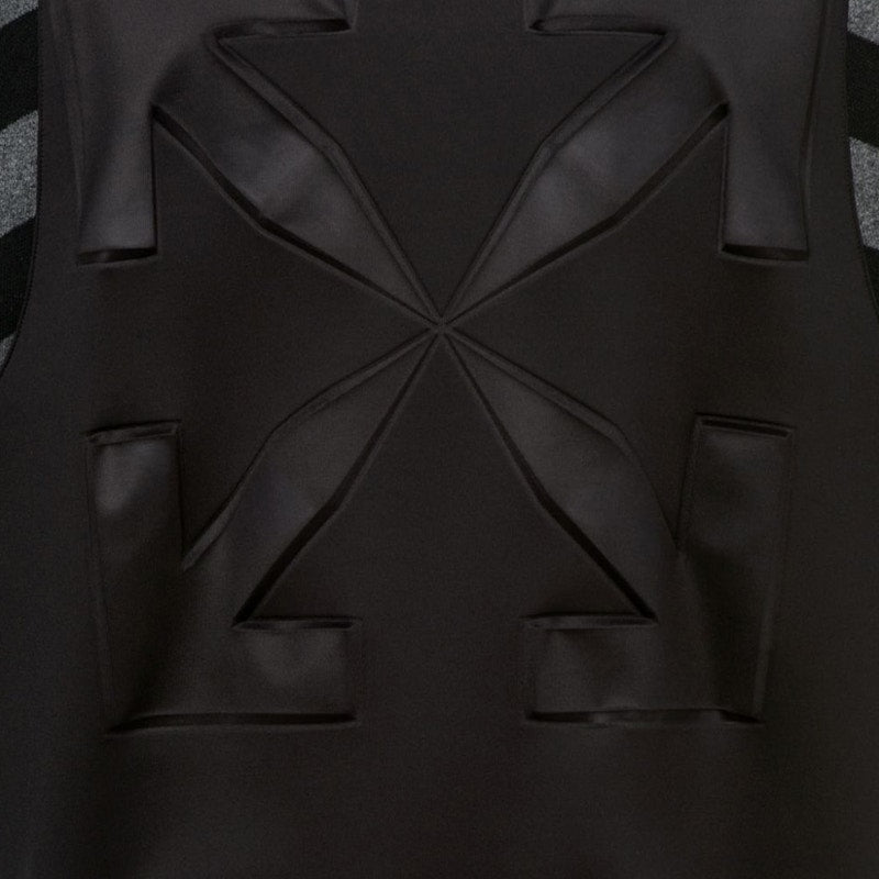 OFF-WHITE Small Logo Print Bomber Jacket Black/Black