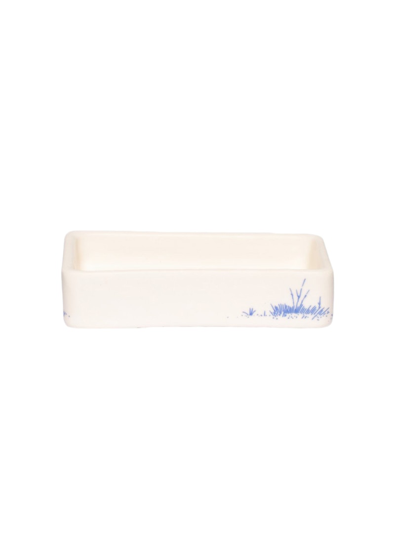 OFF-WHITE Soap Tray White/Brilliant Green