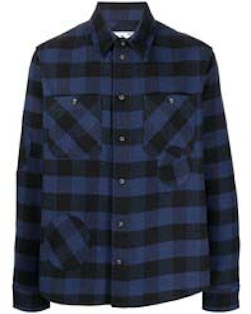 OFF-WHITE Special Flannel Shirt Blue/Black