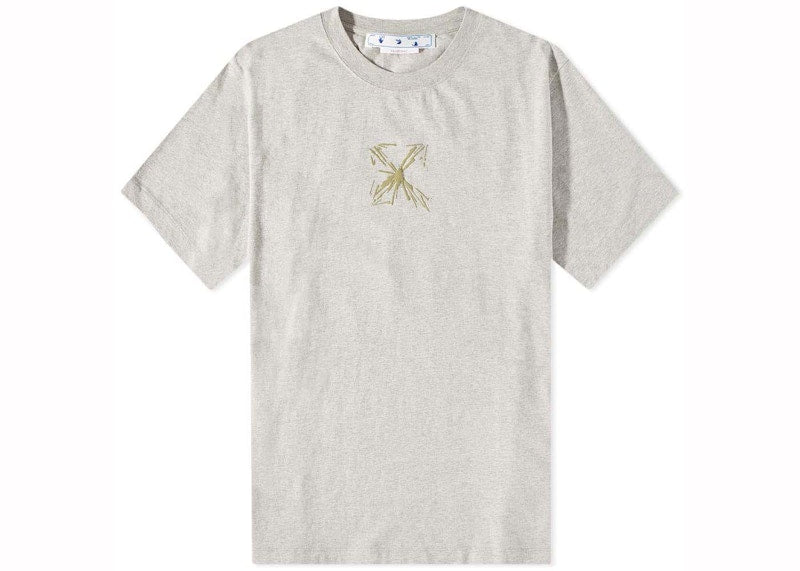 OFF-WHITE Splash Arrow Oversized S/S Tee Grey