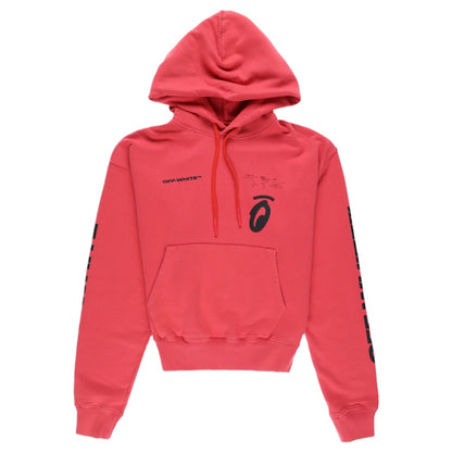 OFF-WHITE Splitted Arrows Hoodie Red/Black