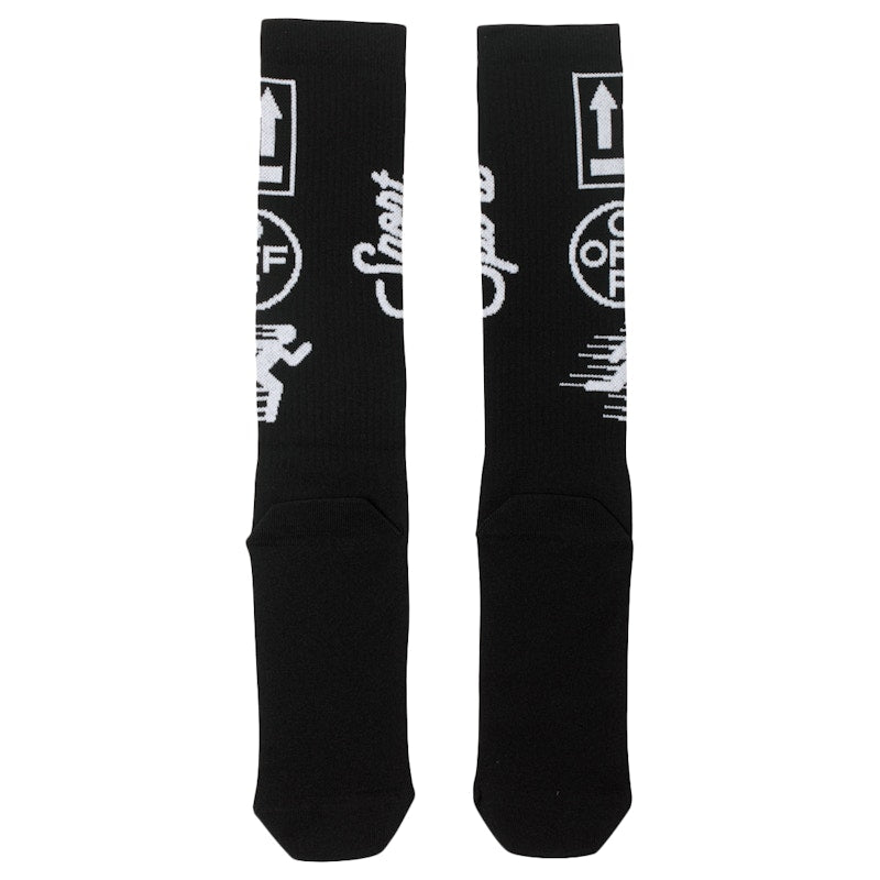 OFF-WHITE Sport Socks (SS19) Black/White