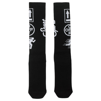 OFF-WHITE Sport Socks (SS19) Black/White