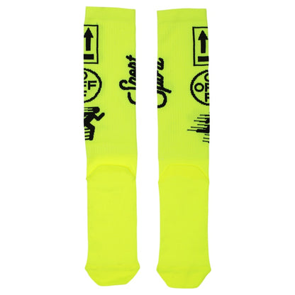 OFF-WHITE Sport Socks (SS19) Fluo Yellow/Black