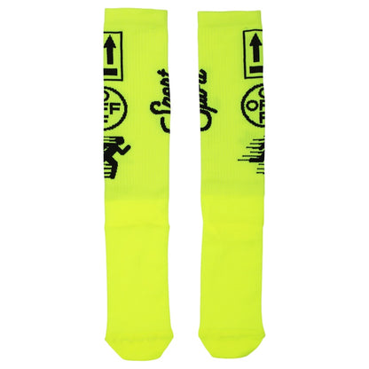 OFF-WHITE Sport Socks (SS19) Fluo Yellow/Black