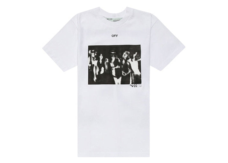 OFF-WHITE Spray Paint Photo T-Shirt White Black