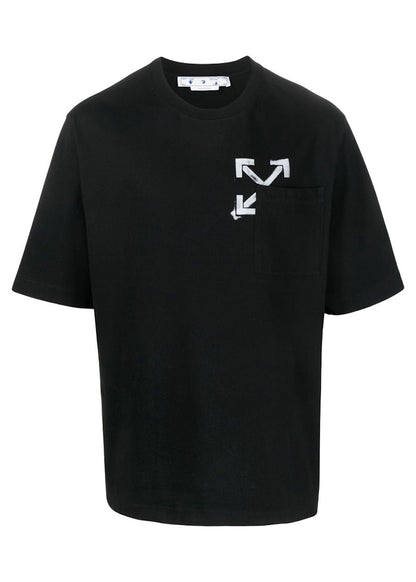 OFF-WHITE Stamped Arrows T-Shirt Black/White