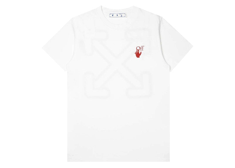 OFF-WHITE Starred Slim Arrow Tee White