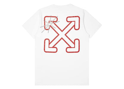 OFF-WHITE Starred Slim Arrow Tee White