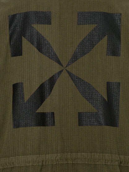 OFF-WHITE Stencil Arrows Field Jacket Military Green/Black