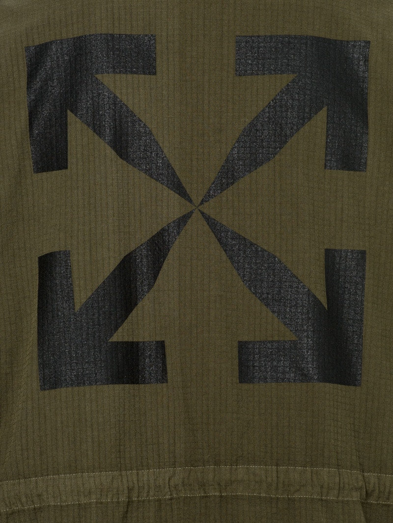 OFF-WHITE Stencil Arrows Field Jacket Military Green/Black