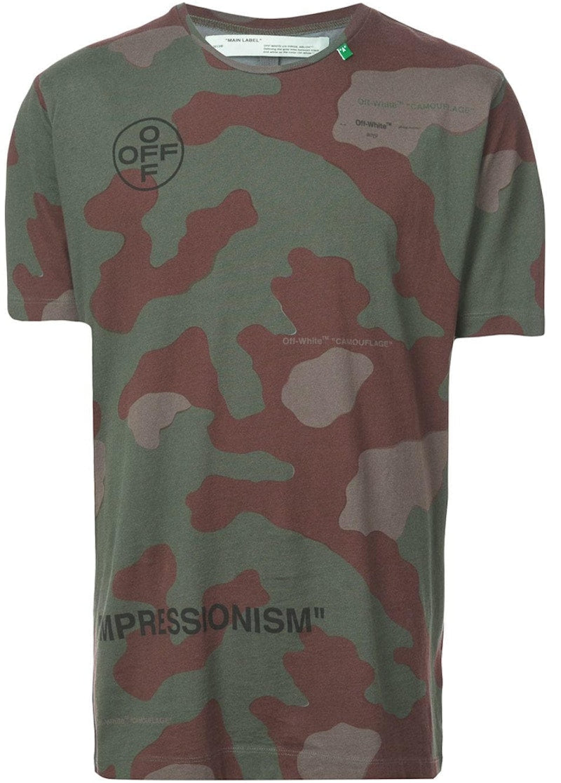 OFF-WHITE Stencil Camouflage Tee Multi
