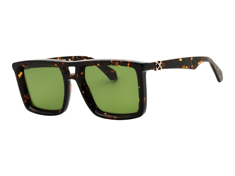 OFF-WHITE Stratford Sunglasses Havana Green (OERI13WS25PLA0016055)
