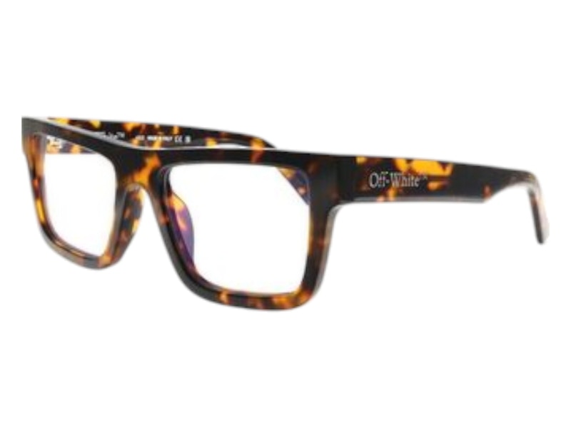 OFF-WHITE Style 25 Eyeglasses Havana Blue Light Block (OERJ025S23PLA0016000-FR)
