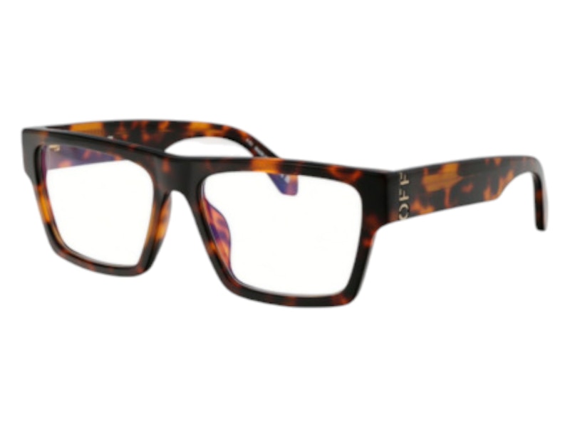 OFF-WHITE Style 46 Eyeglasses Havana Blue Light Block (OERJ046F23PLA0016000-FR)