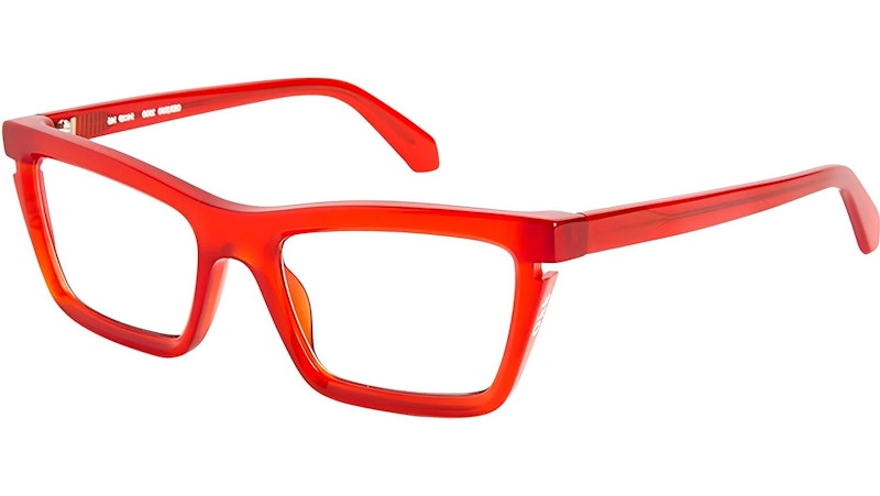 OFF-WHITE Style 50 Eyeglasses Red/Clear Lens (OERJ050S24PLA0012500-FR)