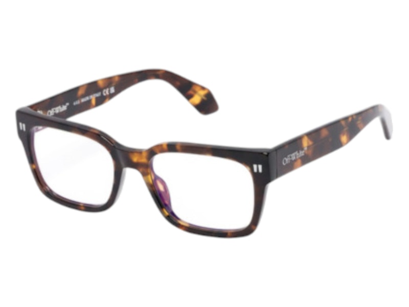 OFF-WHITE Style 53 Eyeglasses Havana Blue Light Block (OERJ053S24PLA0016000-FR)