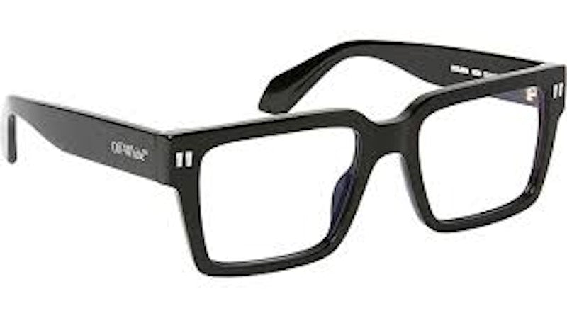 OFF-WHITE Style 54 Eyeglasses Black/Clear Lens (OERJ054S24PLA0011000-FR)