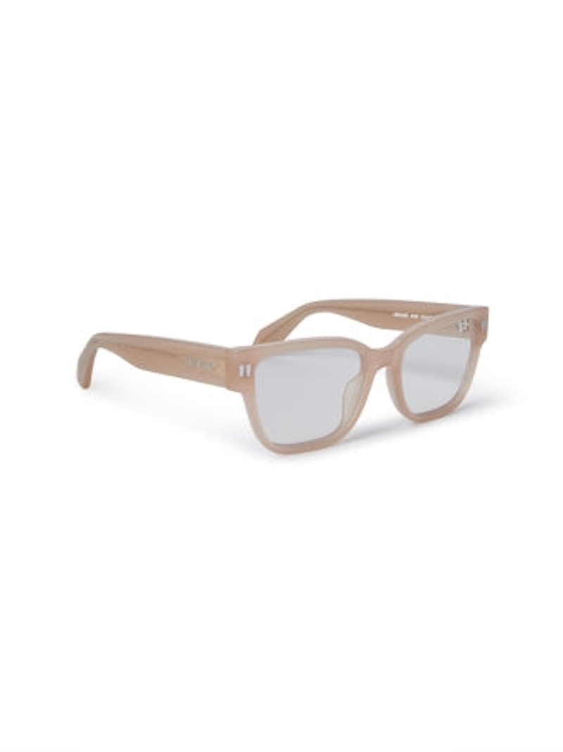 OFF-WHITE Style 56 Eyeglasses Beige/Clear Lens (OERJ056S24PLA0016100-FR)