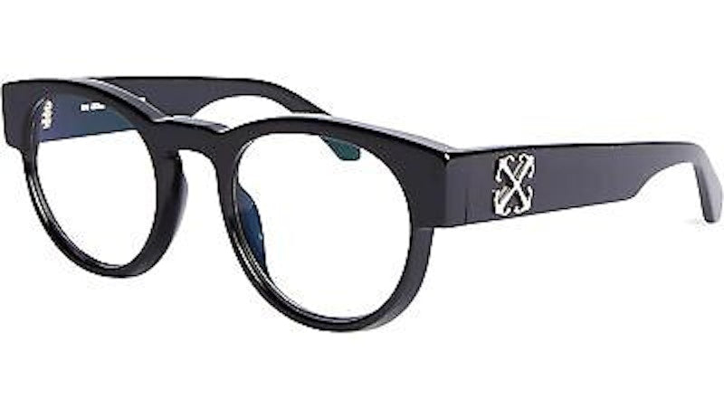 OFF-WHITE Style 58 Eyeglasses Black/Clear Lens (OERJ058S24PLA0011000-FR)