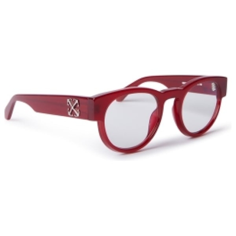 OFF-WHITE Style 58 Eyeglasses Burgundy/Clear Lens (OERJ058S24PLA0012800-FR)