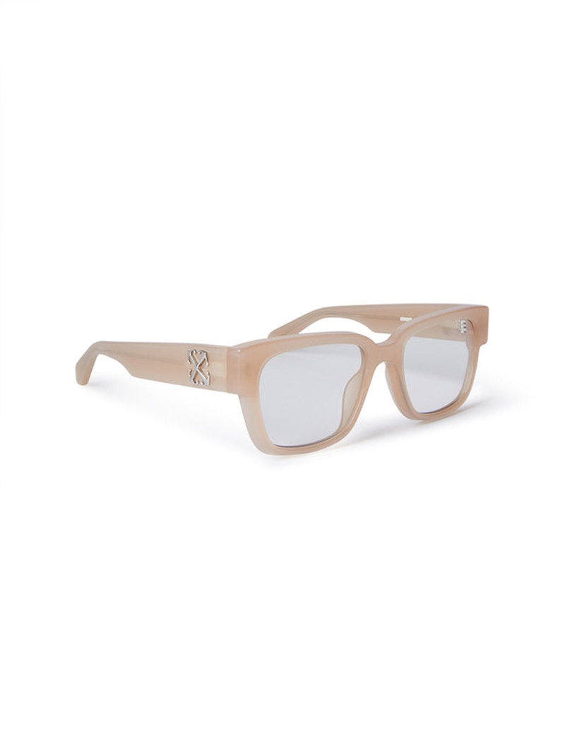 OFF-WHITE Style 59 Eyeglasses Beige/Clear Lens (OERJ059S24PLA0016100-FR)