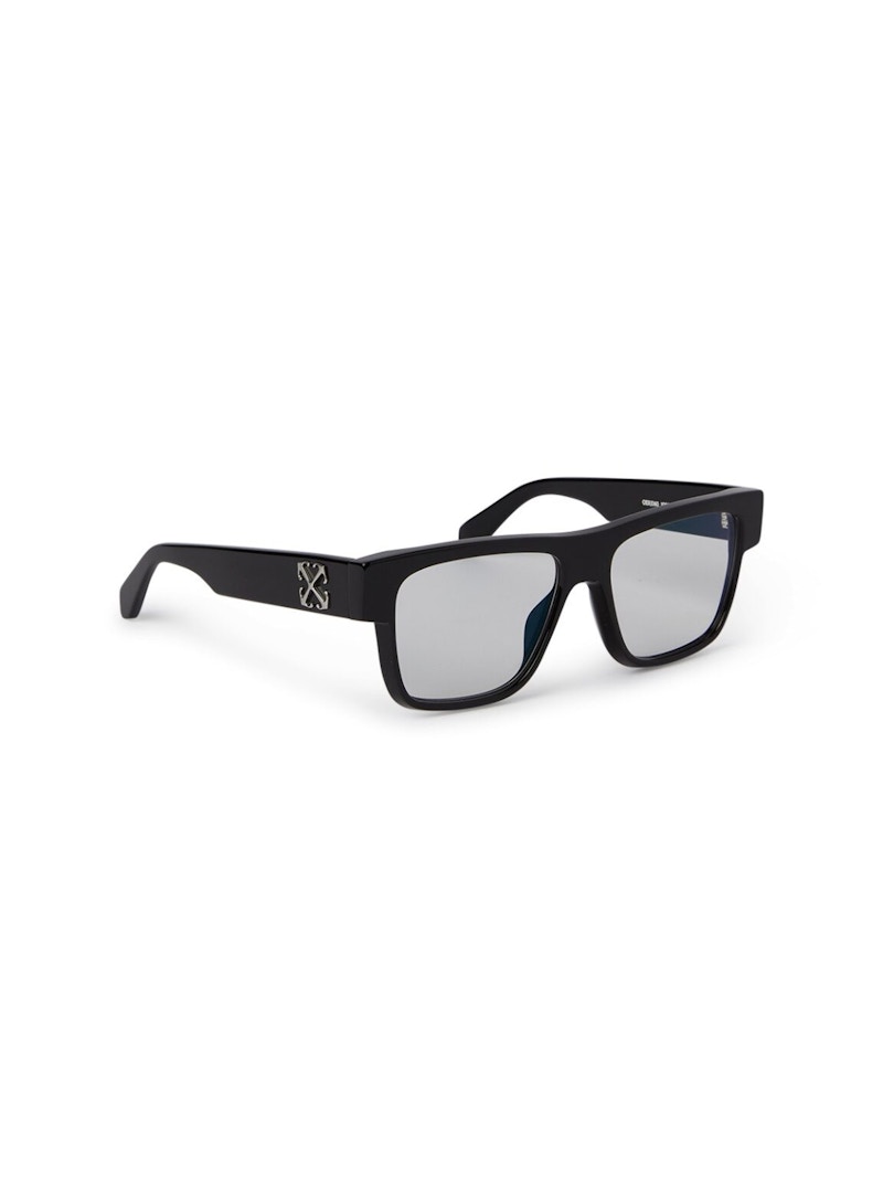 OFF-WHITE Style 60 Eyeglasses Black/Clear Lens (OERJ060S24PLA0011000-FR)