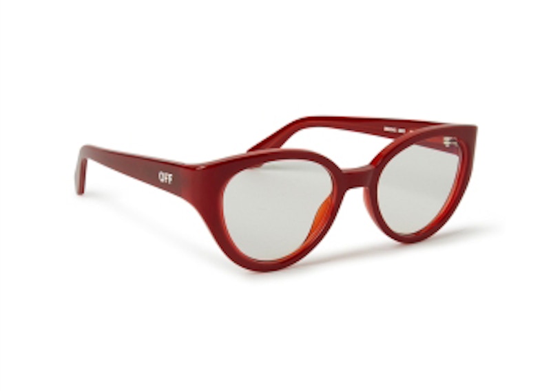 OFF-WHITE Style 62 Eyeglasses Burgundy (OERJ062S24PLA0012800)