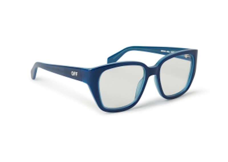OFF-WHITE Style 63 Eyeglasses Blue (OERJ063S24PLA0014500)