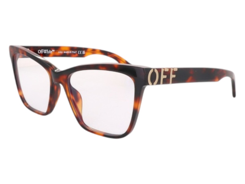 OFF-WHITE Style 67 Eyeglasses Havana Blue Light Block (OERJ067S24PLA0016000-FR)