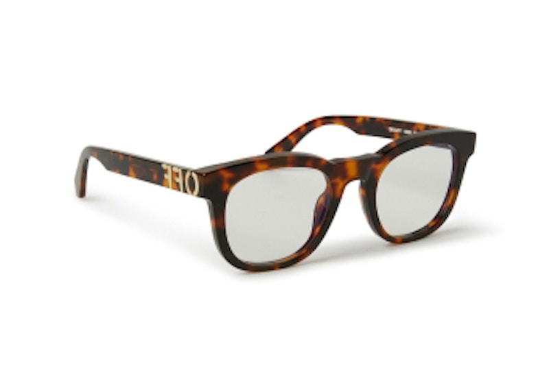 OFF-WHITE Style 71 Eyeglasses Havana (OERJ071S24PLA0016000)