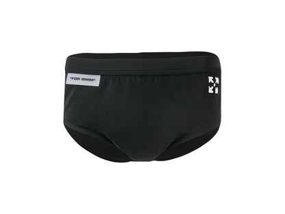 OFF-WHITE Swim Briefs Black/White
