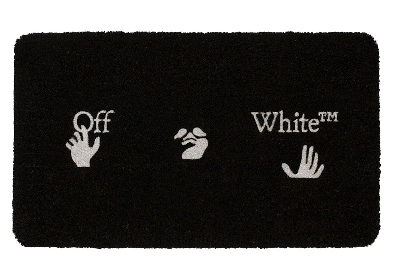 OFF-WHITE Swimming Man Logo Doormat