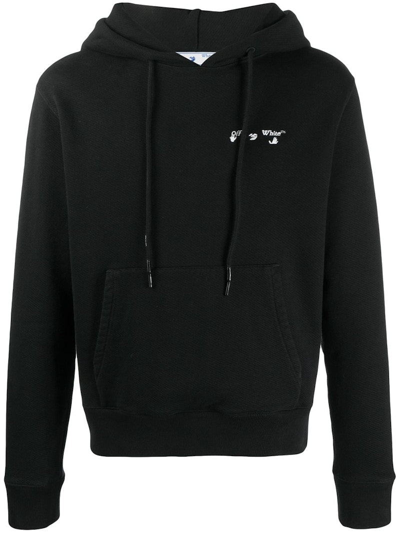 OFF-WHITE Swimming Man Logo Hoodie Black