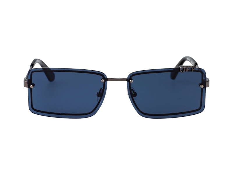OFF-WHITE Tampa Sunglasses Gunmetal Blue