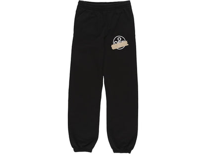 OFF-WHITE Tape Arrows Long Sweatpants Black/Beige