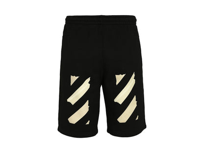 OFF-WHITE Tape Arrows Sweatshort Black/Beige