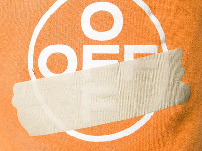 OFF-WHITE Tape Arrows Sweatshort Orange/Beige