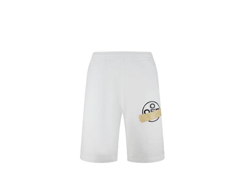 OFF-WHITE Tape Arrows Sweatshort White/Beige