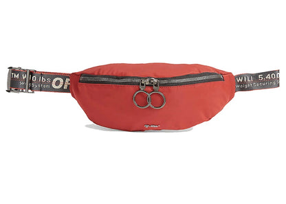 OFF-WHITE Tape Belt Bag Red