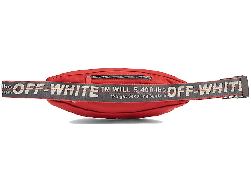 OFF-WHITE Tape Belt Bag Red