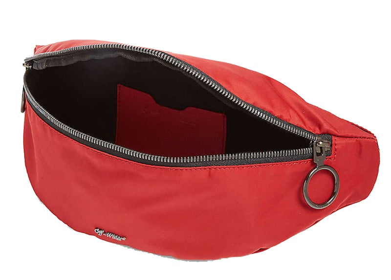 OFF-WHITE Tape Belt Bag Red