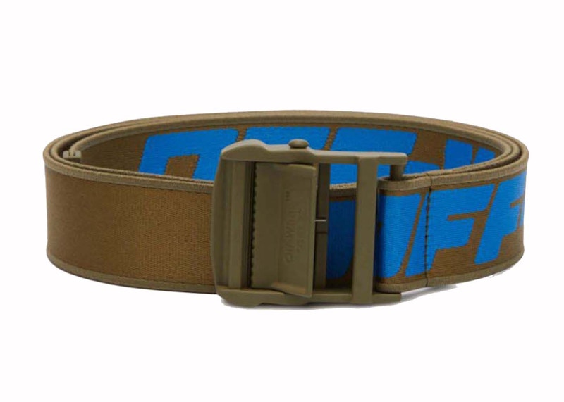 OFF-WHITE Tape Industrial Belt Green/Blue