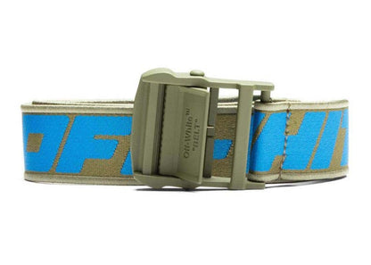 OFF-WHITE Tape Industrial Belt Green/Blue