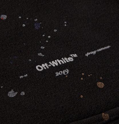 OFF-WHITE Tapered Paint Splattered Fleece Sweatpants Black/Multicolor