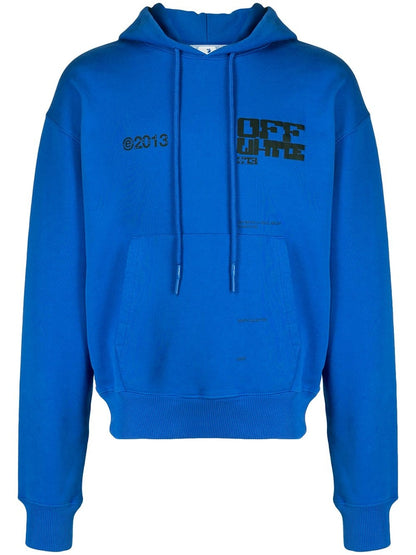 OFF-WHITE Tech Market Hoodie Blue/Black