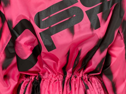 OFF-WHITE Tie Dye Track Coat Fuchsia