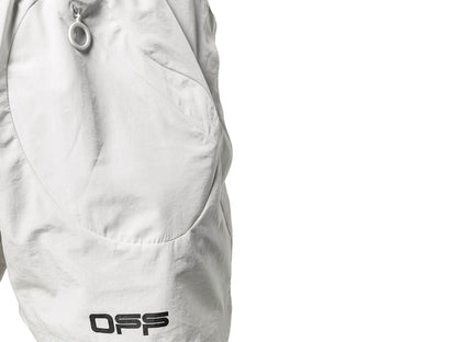 OFF-WHITE Track Shorts Light Grey/Black
