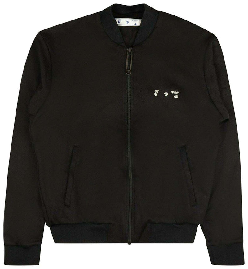 OFF-WHITE Tracktop Jacket Black/White